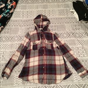 Maurices Hooded Button Up